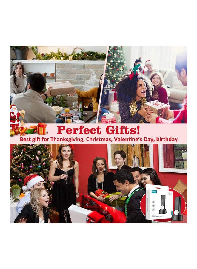 CHOETECH Portable Magnetic Power Bank with USB Charging Port For Apple Watch Black - Image 5