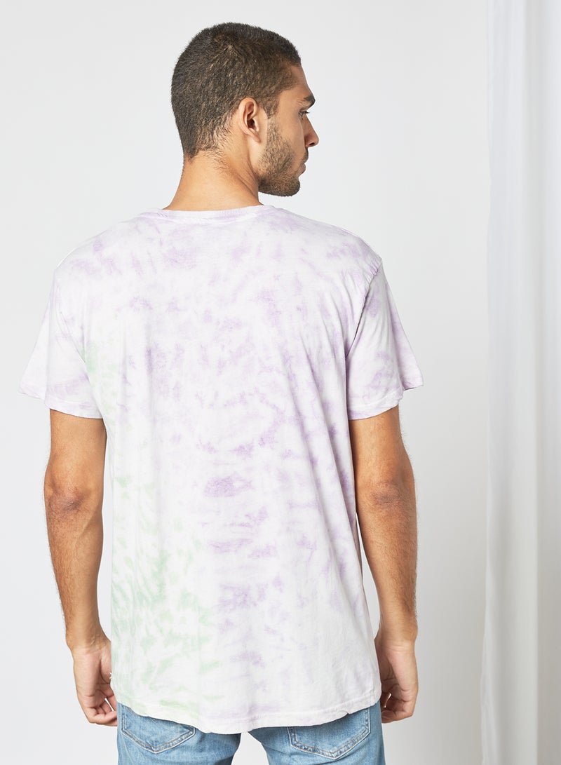STATE 8 Tie-Dye Slogan Print T-Shirt Multicolor  - Image 3