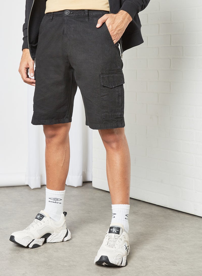 Casual Cargo Shorts Black - v1628666771/N45384711V_1