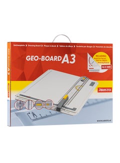 Aristo A3 Artboard With Ruler And 2 Side Holders white  - Image 3