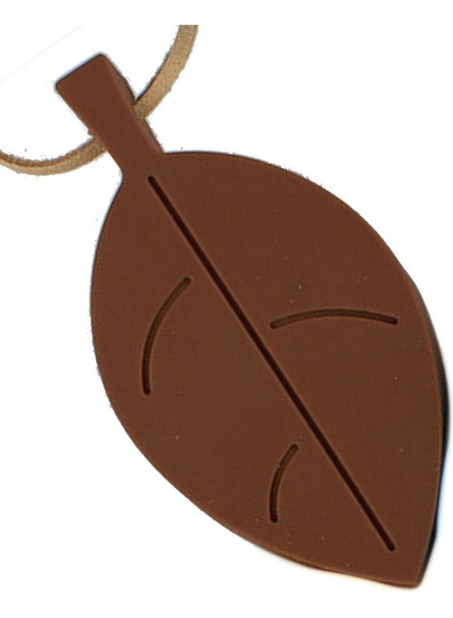 Leaf Shape Safety Door Stopper Brown  - Image 1