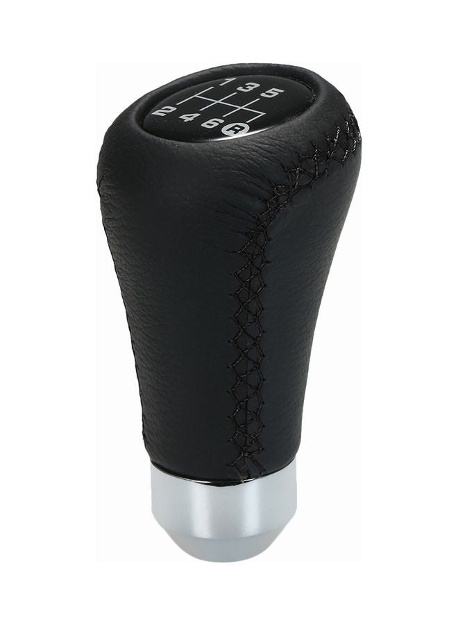 Universal 6 Speed Car Manual Gear Shift Knob Shifter Leather - Image 4