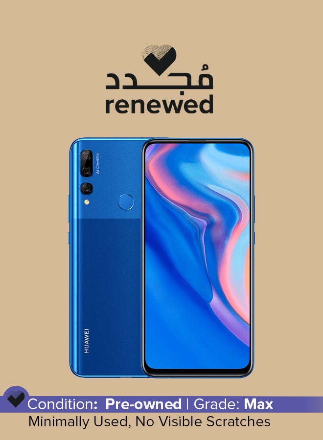 HUAWEI Renewed - Y9 Prime (2019) Dual SIM Sapphire Blue 4GB RAM 128GB 4G LTE - Image 1