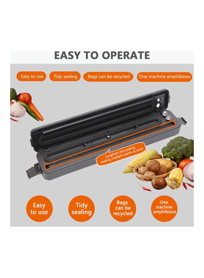 Vacuum Sealer Package Machine Black 37 x 6.60 x 8cm  - Image 4