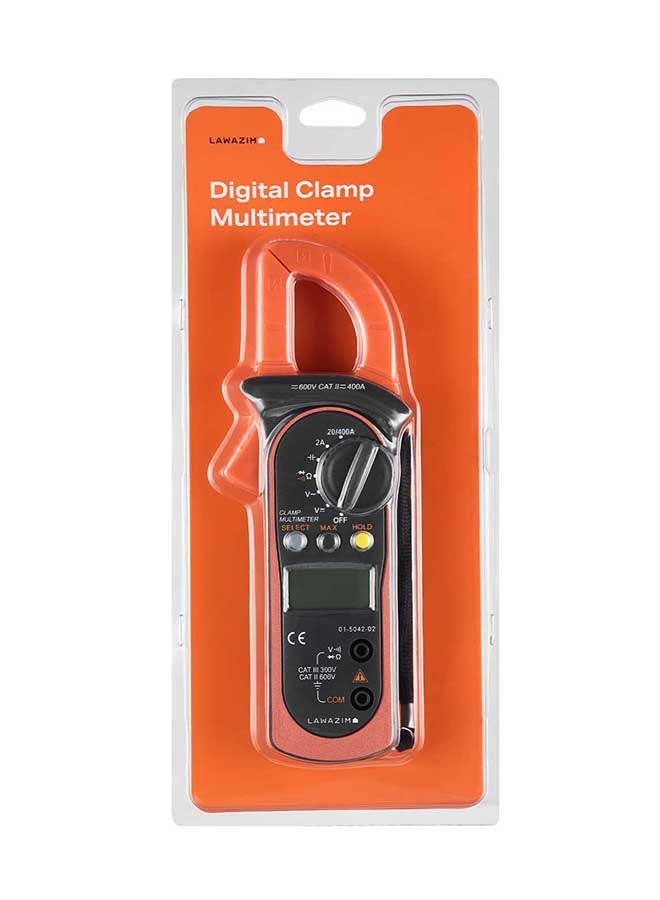 Digital Clamp Meter With Carry Case Black/Orange 30.5cm - v1628670764/N48458190A_7