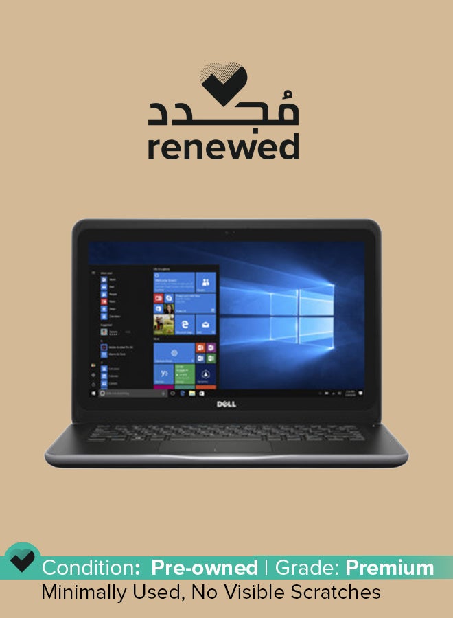 DELL - Renewed - Latitude 3380 (2017) Laptop With 13.3-Inch HD Display, Intel Core i3 Processor/6th Gen/4GB RAM/128GB SSD/Integrated Graphics 520 With English/Arabic Keyboard English/Arabic Black - Image 1