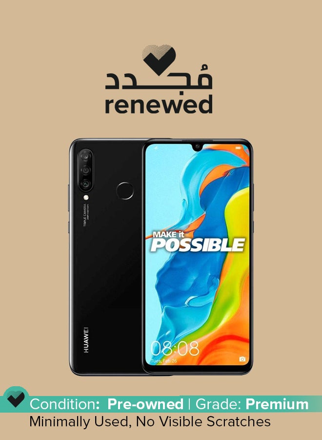 HUAWEI Renewed - P30 Lite New Edition Dual SIM Midnight Black 6GB RAM 128GB 4G LTE - Image 1
