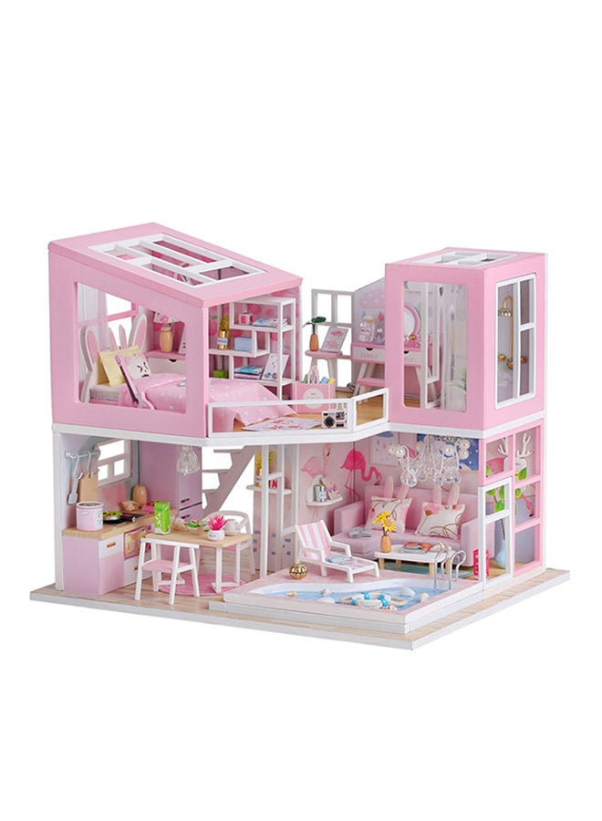Dollhouse Miniature Furniture And Led Light 35x6.20x28cm  - Image 1