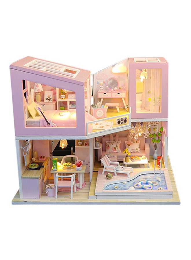 Dollhouse Miniature Furniture And Led Light 35x6.20x28cm  - Image 2