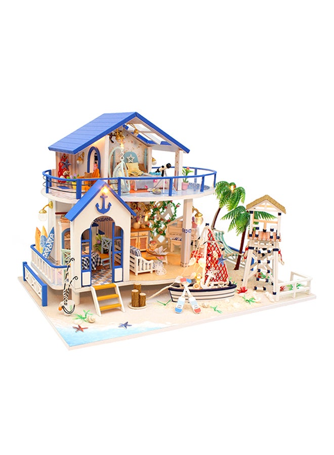 Miniature Doll House With LED Light 32x21.5x22cm - Image 1