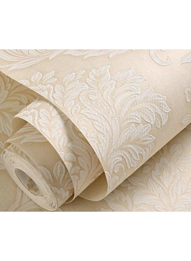 Thicken Waterproof Self-Adhesive Wallpaper Beige 