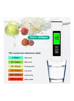 Generic 3 in 1 Digital TDS Water Meter White/Black  - Image 4