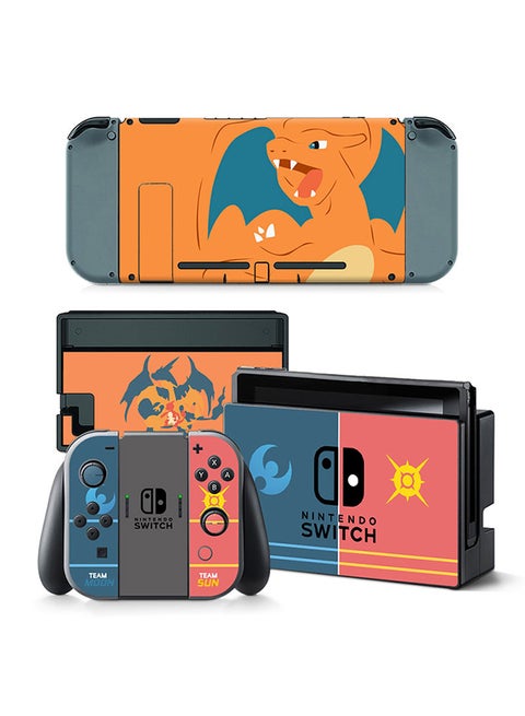 Console and Controller Decal Sticker Set For Nintendo Switch Pikachu