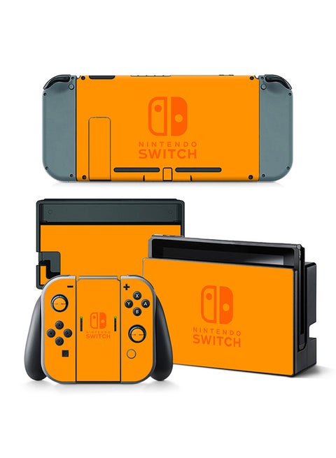 Console and Controller Decal Sticker Set For Nintendo Switch Orange