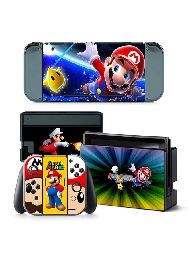 Console and Controller Decal Sticker Set For Nintendo Switch Super Mario - v1628674404/N49526067A_1