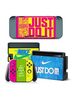 Console and Controller Decal Sticker Set For Nintendo Switch Nike