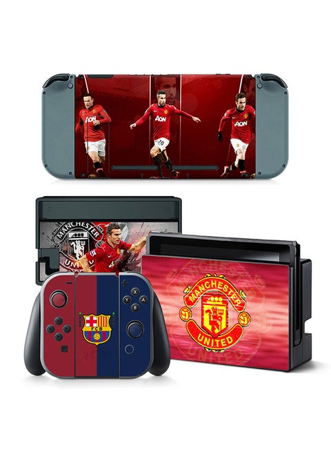 Console and Controller Decal Sticker Set For Nintendo Switch Manchester