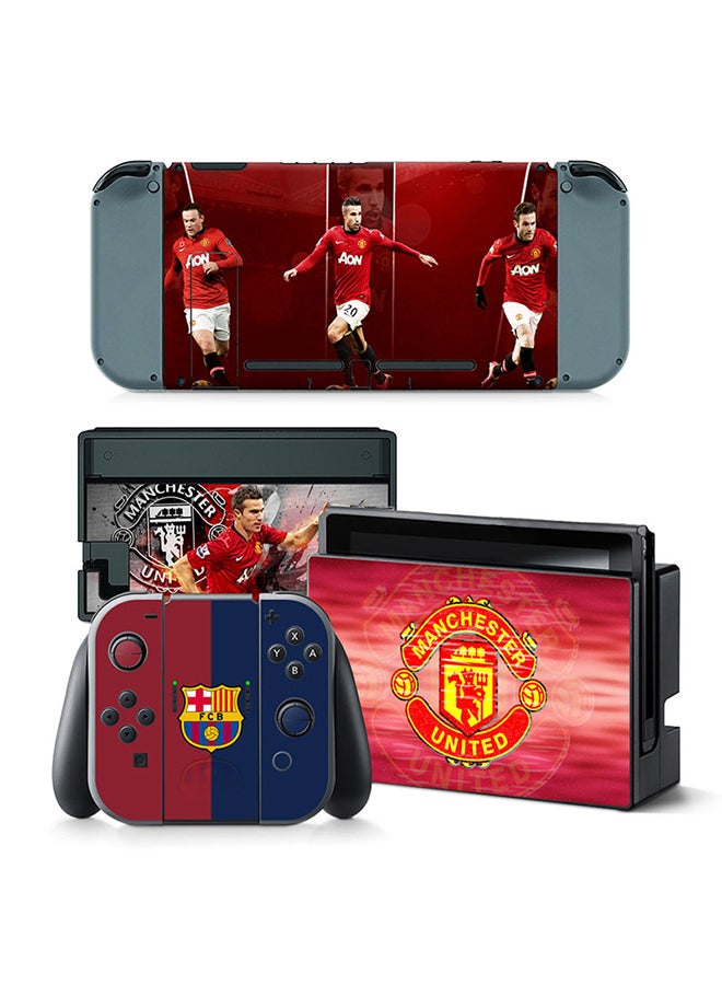 Vinyl Decal - Console and Controller Decal Sticker Set For Nintendo Switch Manchester - Image 1