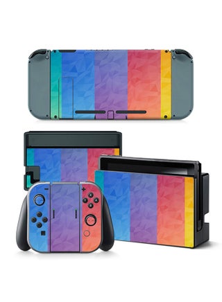 Console and Controller Decal Sticker Set For Nintendo Switch Rainbow - v1628674405/N49526087A_1