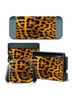 Console and Controller Decal Sticker Set For Nintendo Switch Lepard