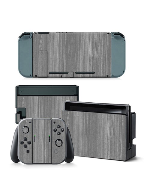 Console and Controller Decal Sticker Set For Nintendo Switch Light wood