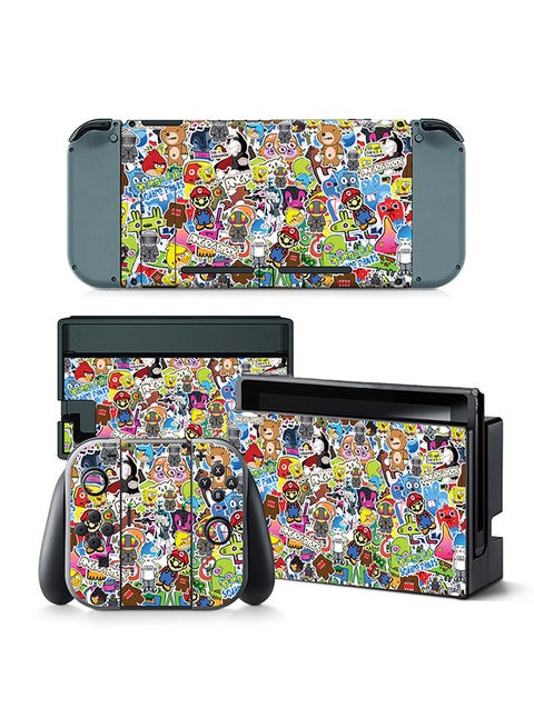 Console and Controller Decal Sticker Set For Nintendo Switch Mario