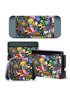 Console and Controller Decal Sticker Set For Nintendo Switch Super Mario