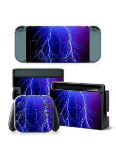 Vinyl Decal Console and Controller Decal Sticker Set For Nintendo Switch Lightning 