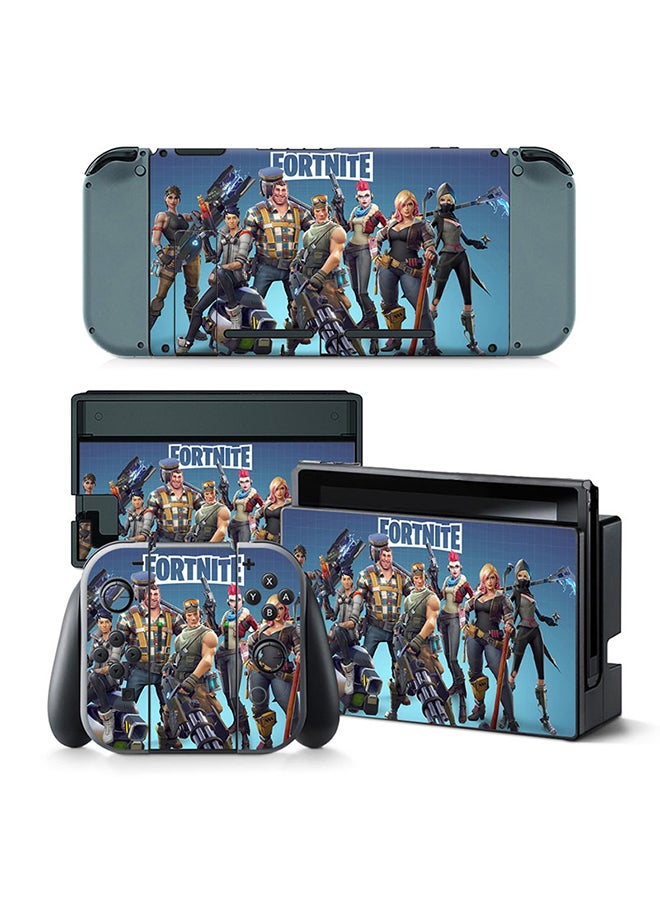 Console and Controller Decal Sticker Set For Nintendo Switch Fortnite