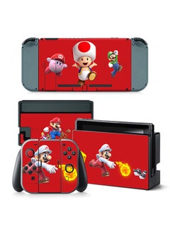 Console and Controller Decal Sticker Set For Nintendo Switch Super Mario