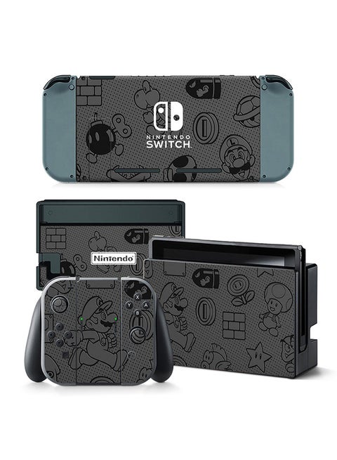 Console and Controller Decal Sticker Set For Nintendo Switch Mario