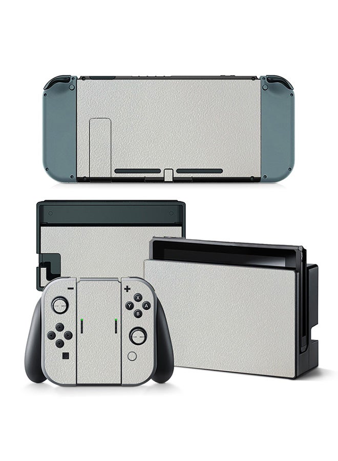 Vinyl Decal Console and Controller Decal Sticker Set For Nintendo Switch PU Leather