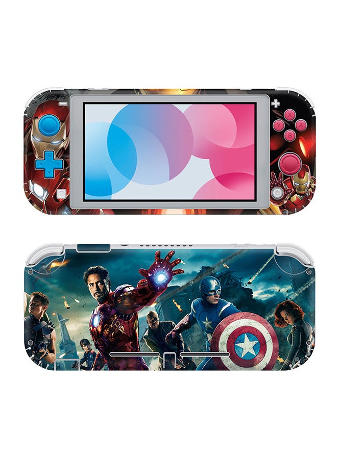 Vinyl Decal Console and Controller Decal Sticker Set For Nintendo Switch Lite Iron Man