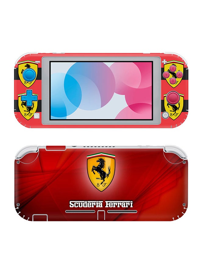 Vinyl Decal Console and Controller Decal Sticker Set For Nintendo Switch Lite Ferrari 
