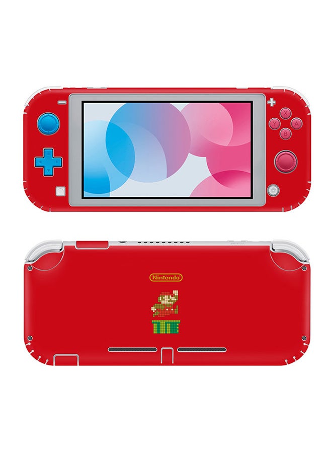 Vinyl Decal Console and Controller Decal Sticker Set For Nintendo Switch Lite Red Mario