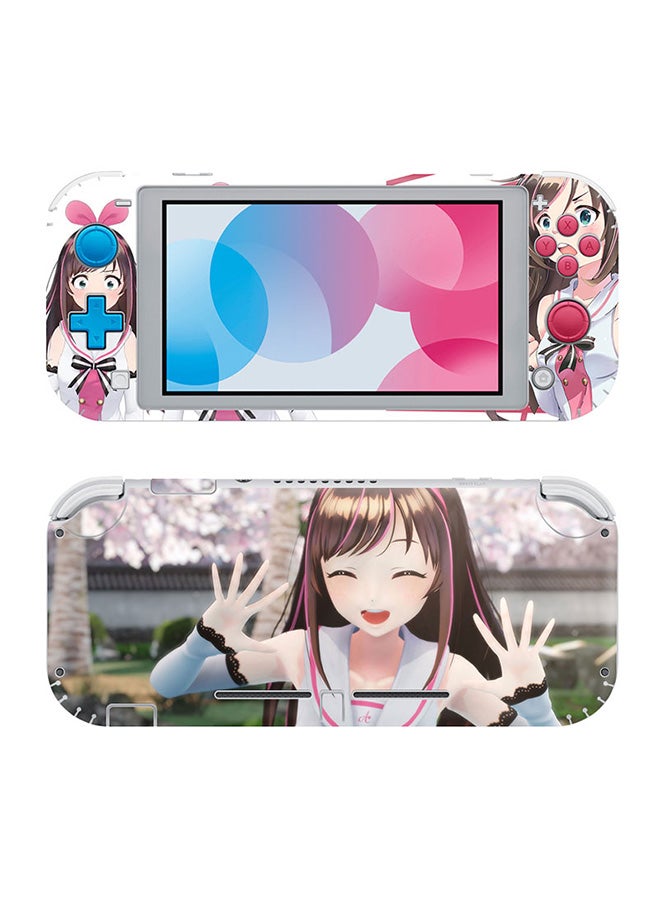 Vinyl Decal Console and Controller Decal Sticker Set For Nintendo Switch Lite Girl