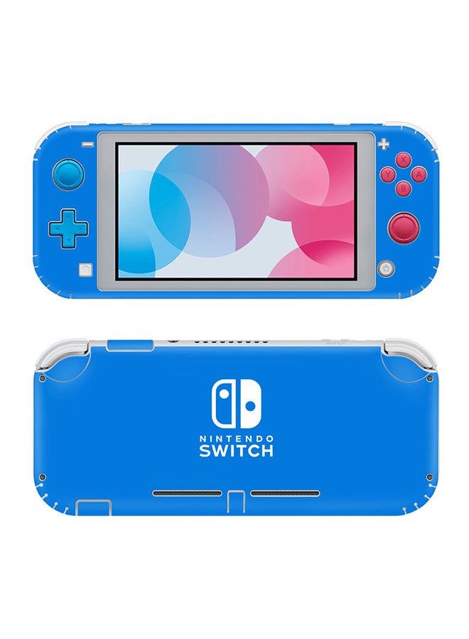 Vinyl Decal Console and Controller Decal Sticker Set For Nintendo Switch Lite Blue