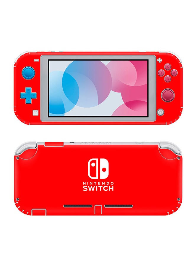Vinyl Decal Console and Controller Decal Sticker Set For Nintendo Switch Lite Red