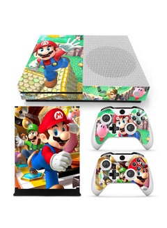 Console and Controller Decal Sticker Set For Xbox One S Super Mario