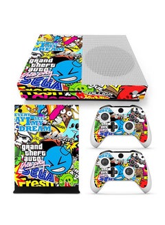 Console and Controller Decal Sticker Set For Xbox One S Grand Theft Auto