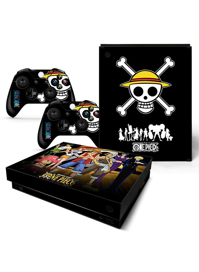 Vinyl Decal Console and Controller Decal Sticker Set For Xbox One X One Piece 