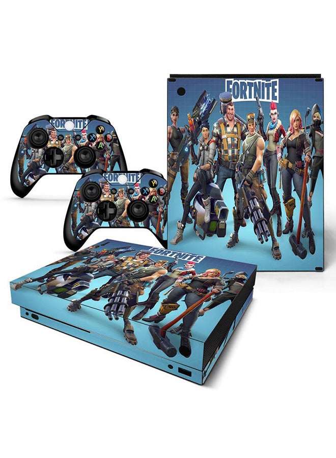 Vinyl Decal Vinyl Decal Console And Controller Decal Sticker Set For Xbox One X Fortnite N49526333A