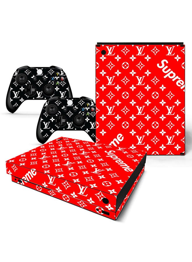Vinyl Decal Console and Controller Decal Sticker Set For Xbox One X Supreme 