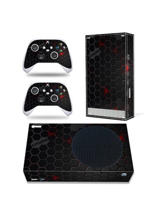 Console and Controller Decal Sticker Set For Xbox Series S Black Red - v1628674421/N49526349A_1