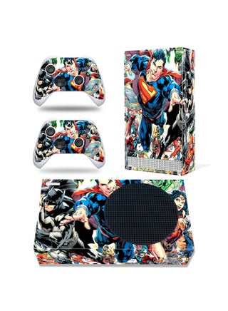 Console and Controller Decal Sticker Set For Xbox Series S Super Man - v1628674422/N49526361A_1