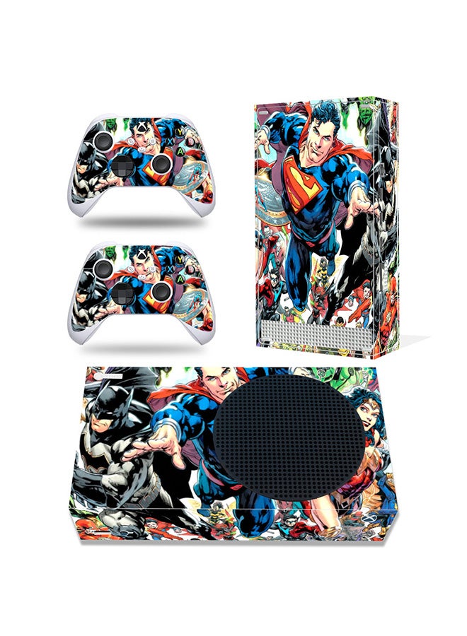 Vinyl Decal - Console and Controller Decal Sticker Set For Xbox Series S Super Man - Image 1
