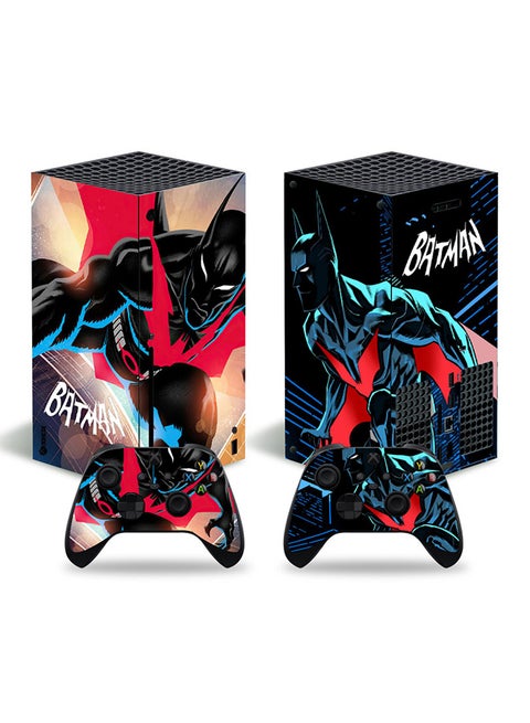 Console and Controller Decal Sticker Set For Xbox Series X Batman