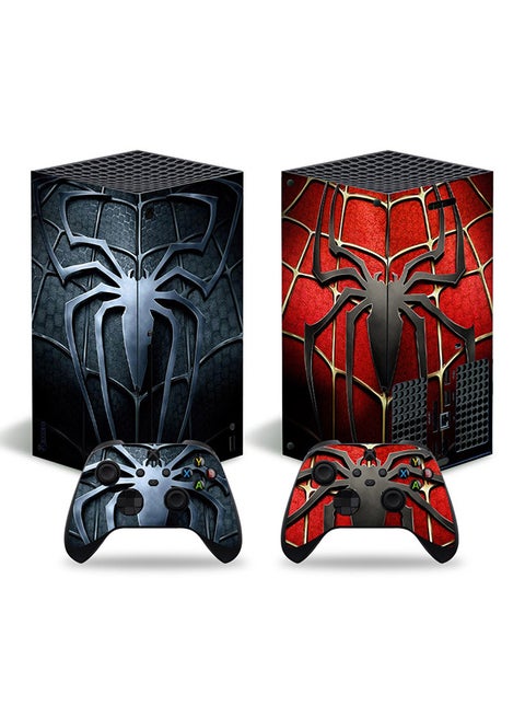 Console and Controller Decal Sticker Set For Xbox Series X Spider Man