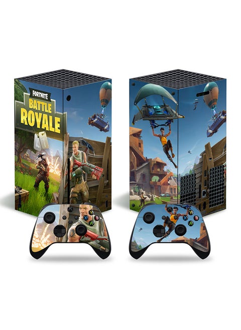 Console and Controller Decal Sticker Set For Xbox Series X Battle Royale