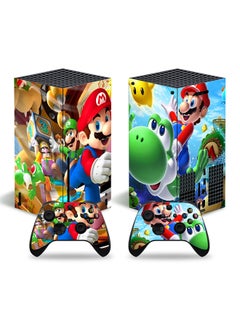 Console and Controller Decal Sticker Set For Xbox Series X Super Mario